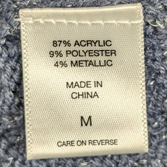 New‎ York & Co.* Women's Boat Neck Lace Up Back Drop Shoulder Blouse~ Medium - Picture 4 of 10